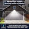 Luxrite Slim Outdoor LED Wall Pack Dusk to Dawn 45/60/75W Up to 10125LM 3CCT 3000K-5000K IP65, 2PK LR40560-2PK - alternate 3